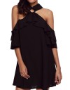 Rochie Neagra Vaporoasa 